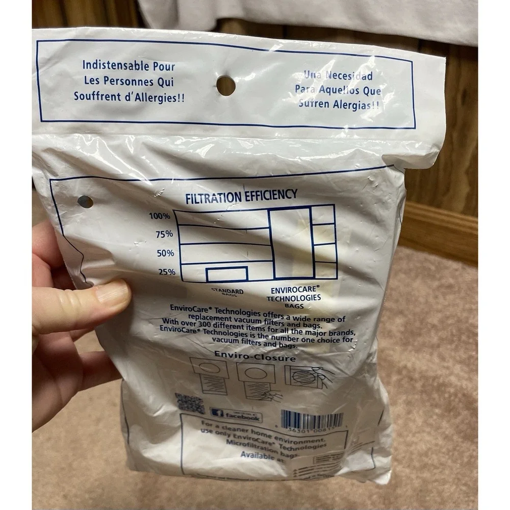 Oreck Buster B Vacuum Bags (12 pk)  Part#815 By Envirocare‎